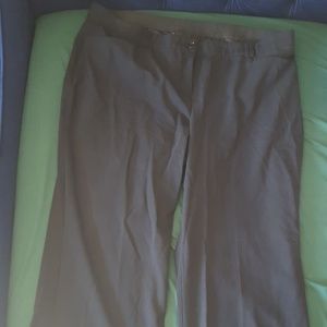 Lane Bryant Size22 Black Suit Pants Wide Leg